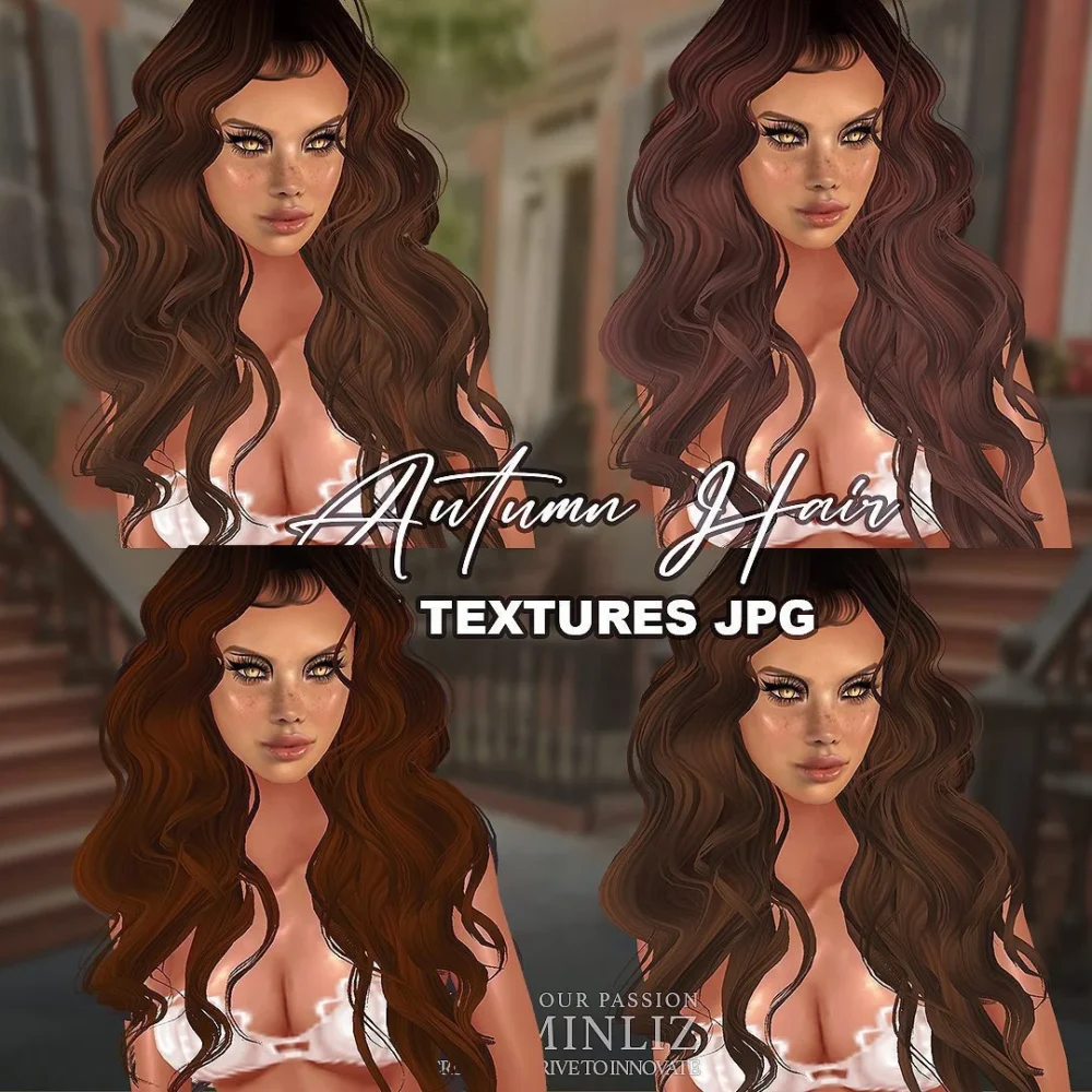 Autumn Hair Full 24 Textures image 4