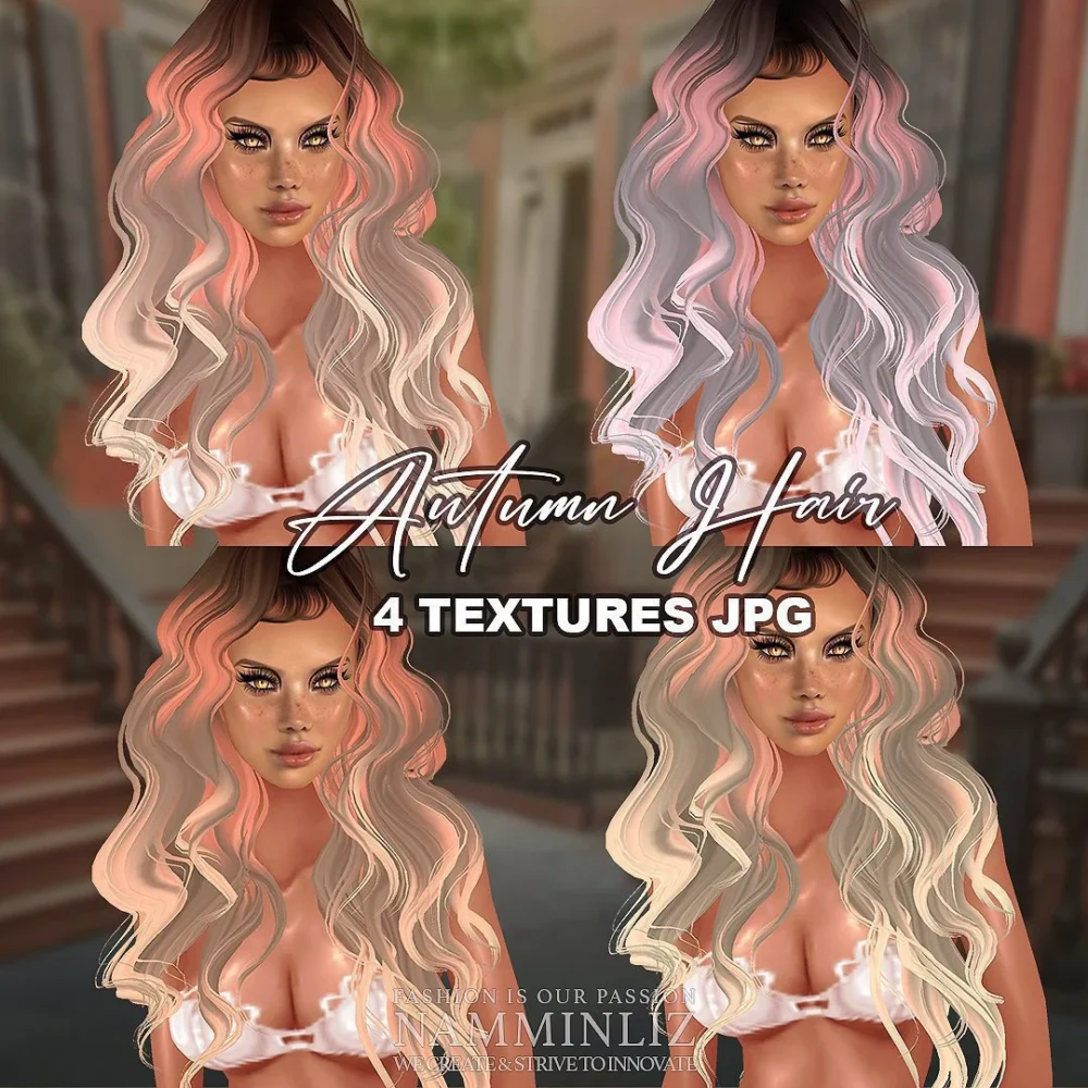 Autumn Hair Full 24 Textures image 3