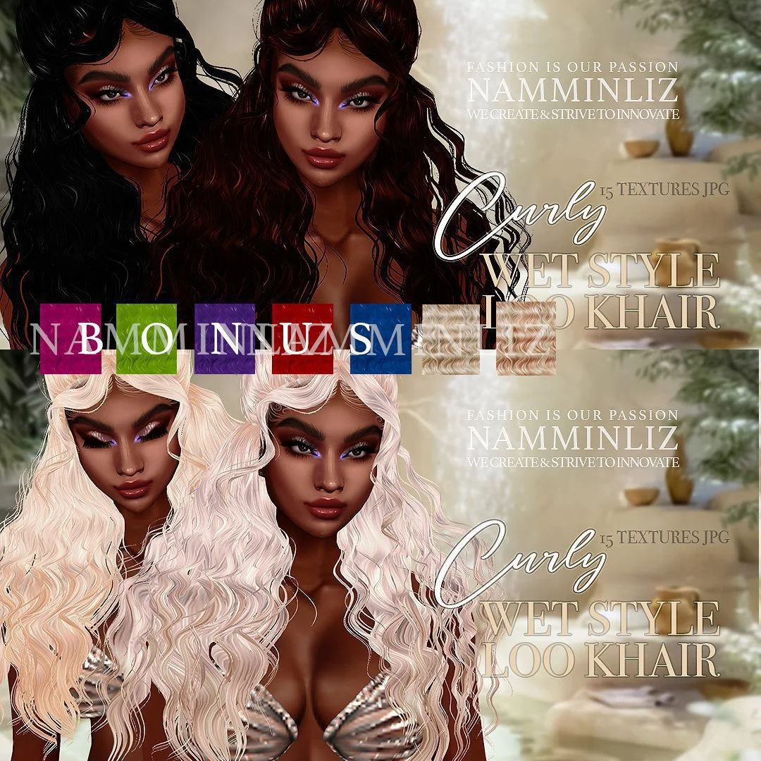 CurlyWetStyleLookHairBonus