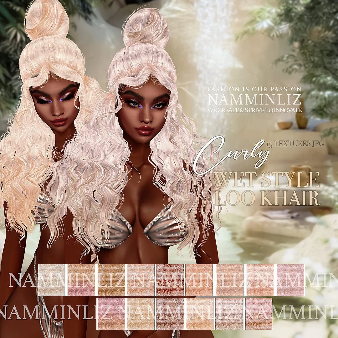 CurlyWetStyleLookHairV1
