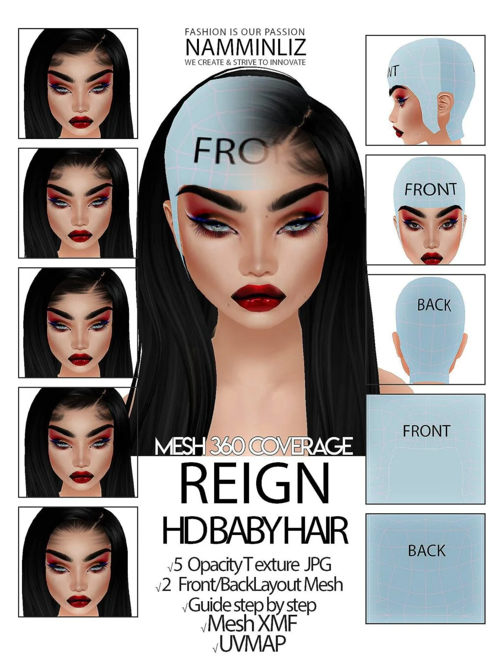 REIGN HD Babyhair Mesh