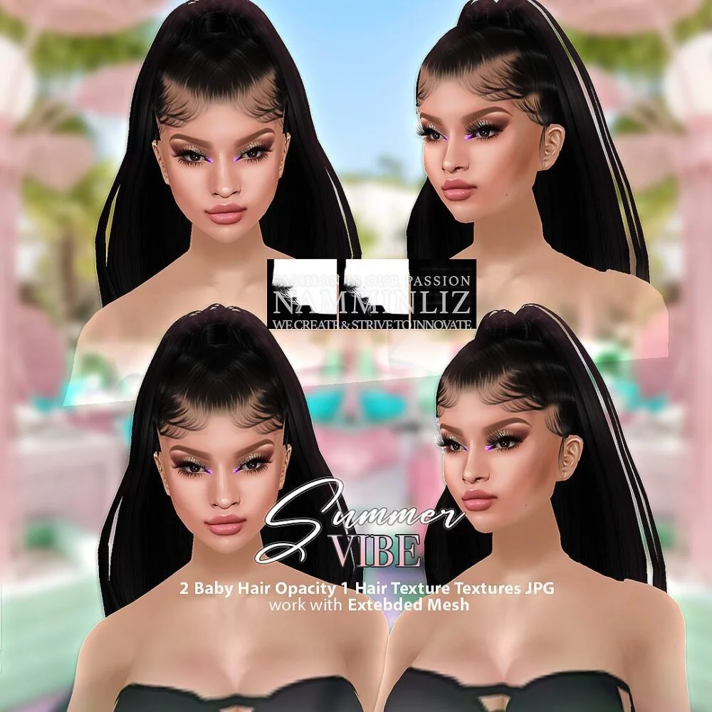 Summer Vibe babyhair opacity V1 V2