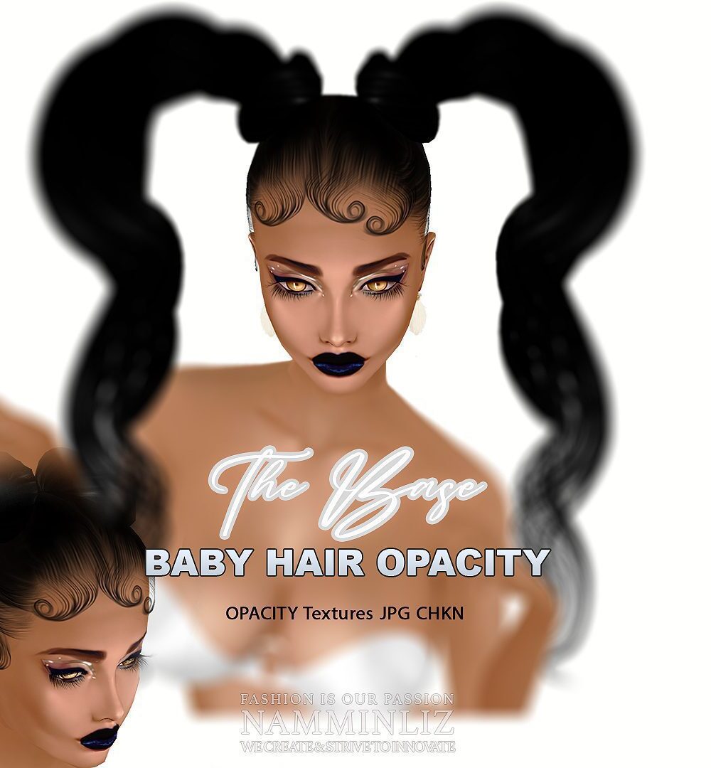 The Base baby hair opacity V1&V2