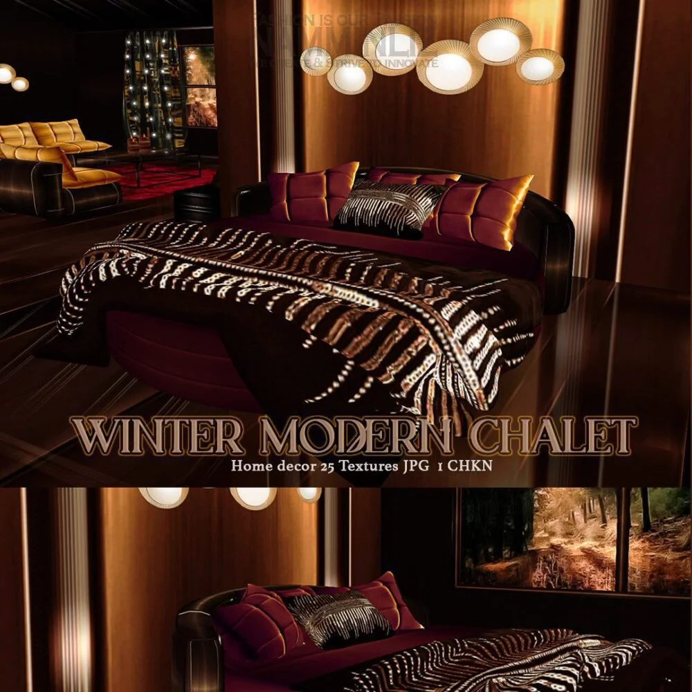 Winter Modern chalet