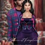 Romance at fire place V4
