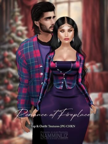 Romance at fire place V4