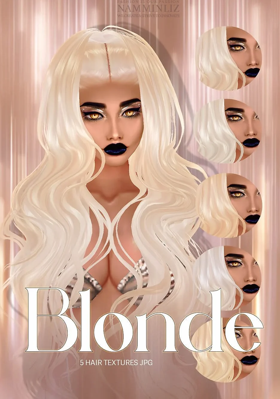 Enhance IMVU Namminliz's stunning beautiful store File Sale! baby hair edges, baby hair mesh reign