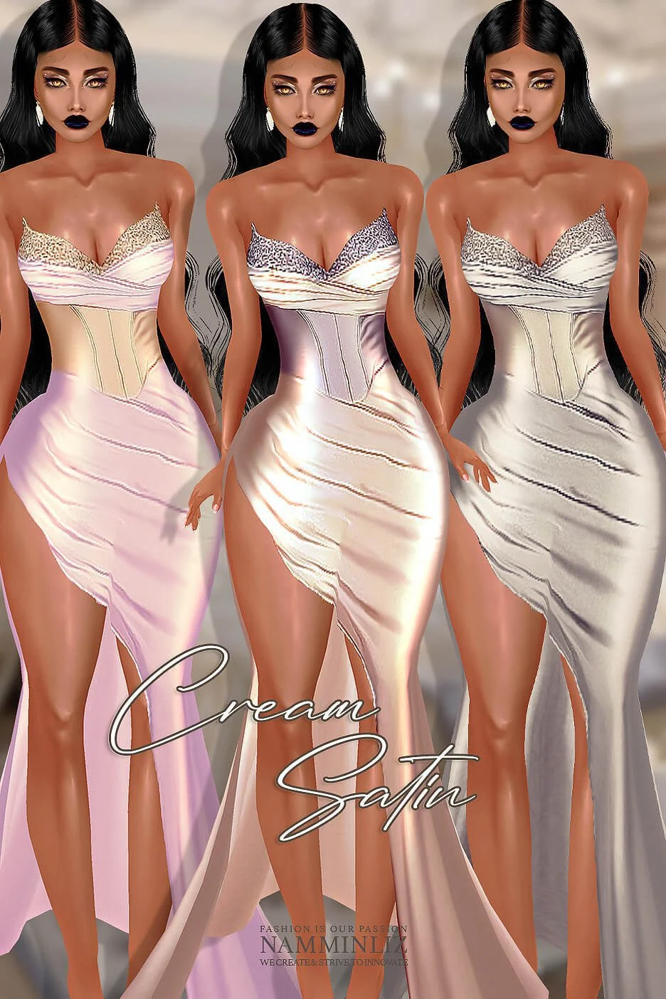 Cream Satin