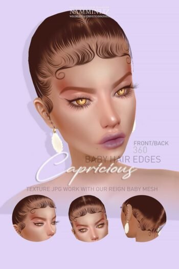 Enhance IMVU Namminliz's stunning beautiful store File Sale! baby hair edges, baby hair mesh reign