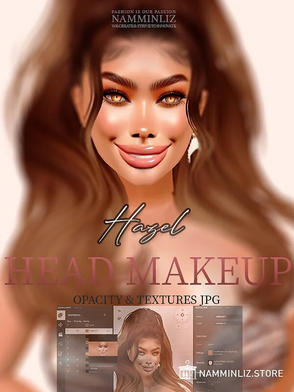 HazelHeadMake-up Enhance IMVU Namminliz's stunning beautiful store File Sale!
