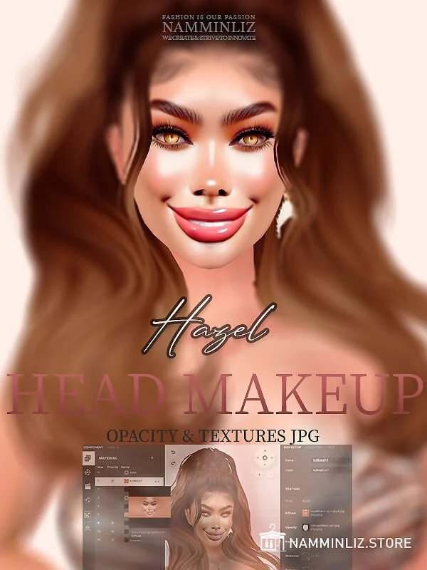 HazelHeadMake-up2 Enhance IMVU Namminliz's stunning beautiful store File Sale!