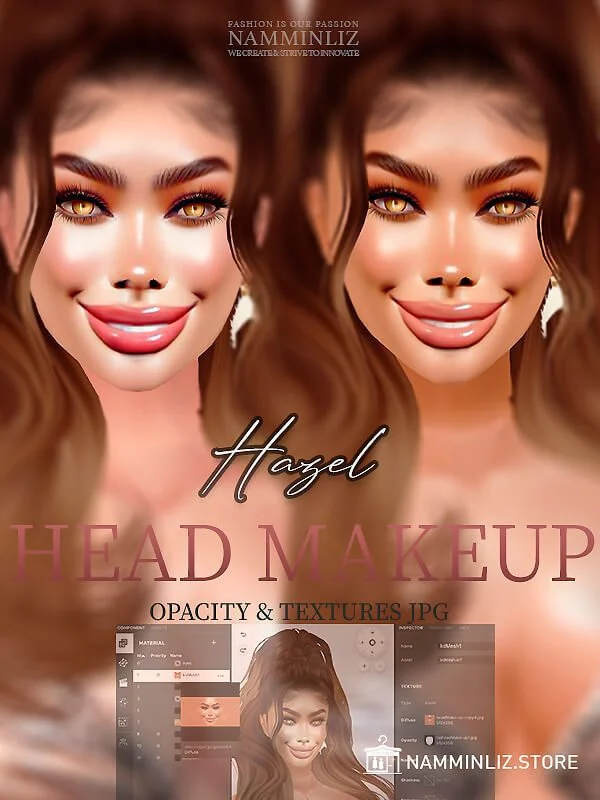 HazelHeadMakeup Enhance IMVU Namminliz's stunning beautiful store File Sale!