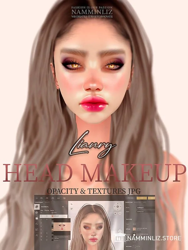 LianryHeadMake-upV2 Enhance IMVU Namminliz's stunning beautiful store File Sale!