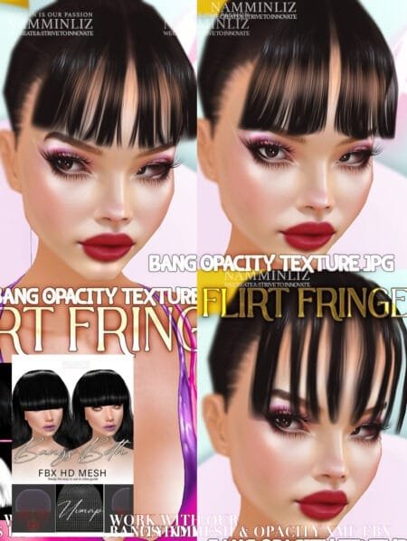 Opacity for Bang hair