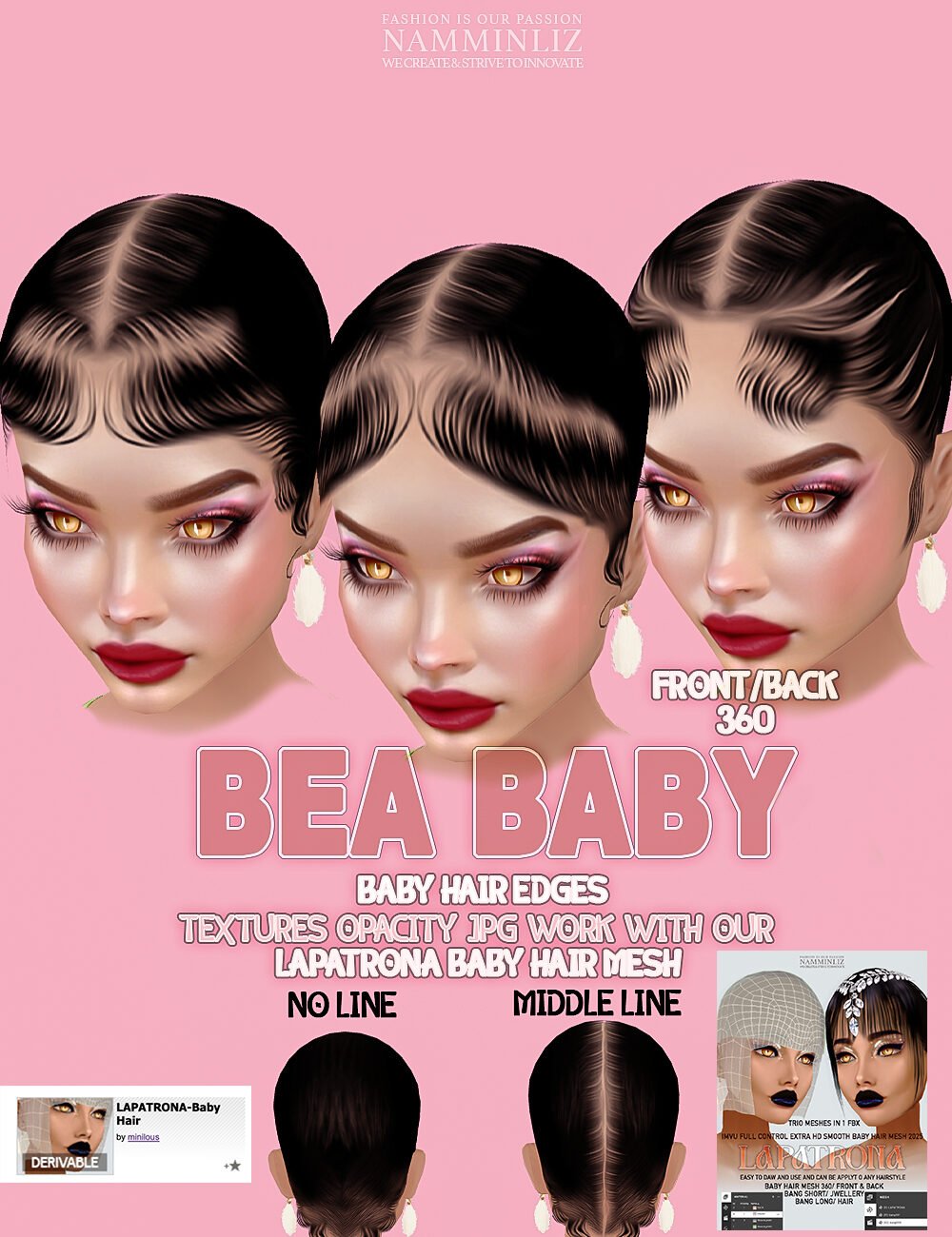 BEA BABY Hair Edges V1