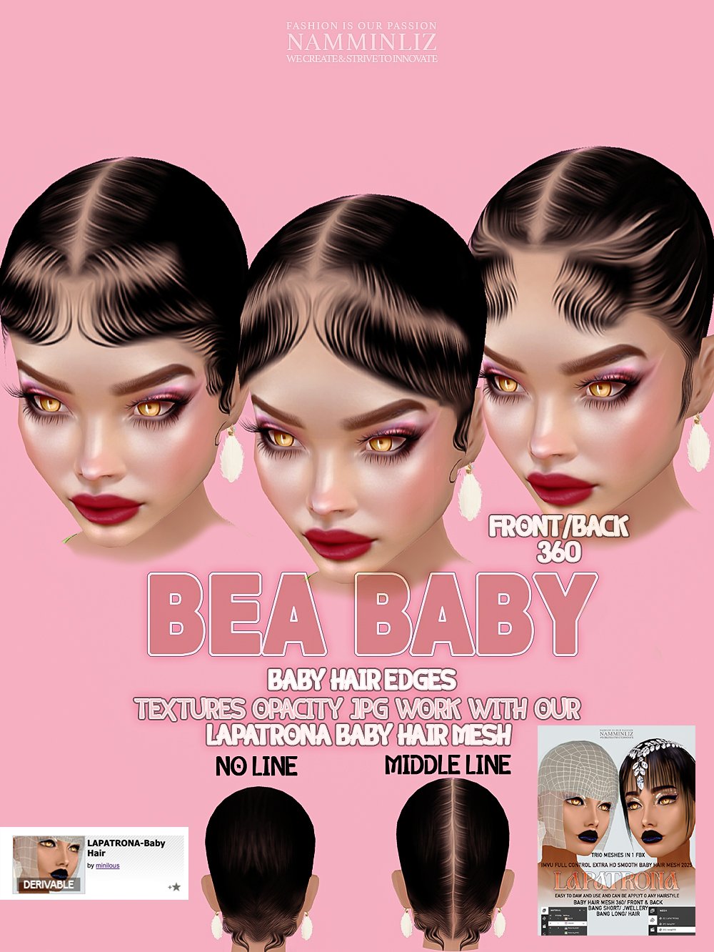 BEA BABY Hair Edges V1