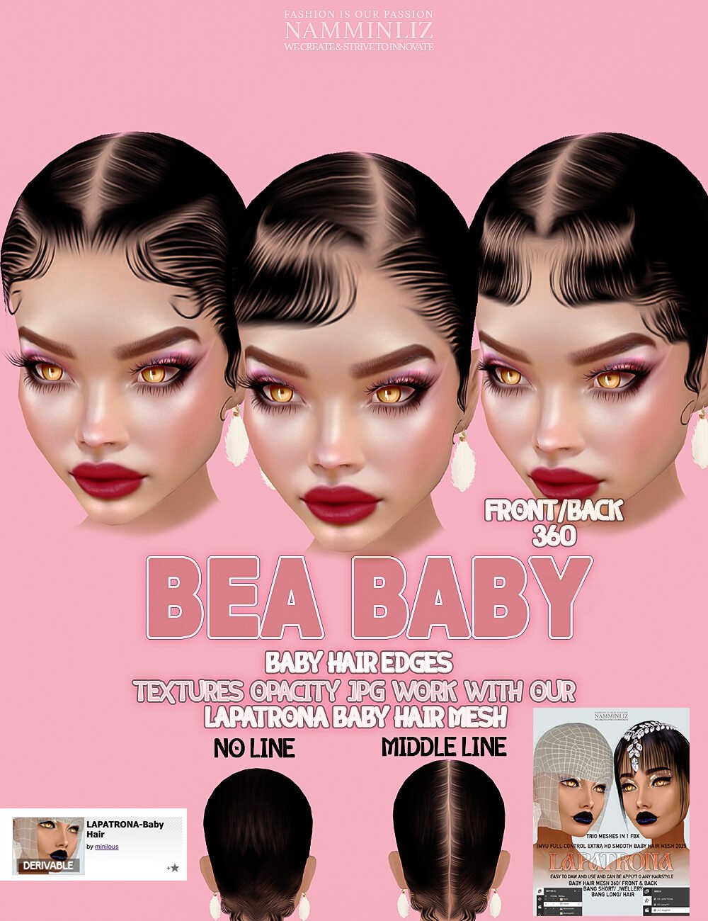 BEA BABY Hair Edges V3