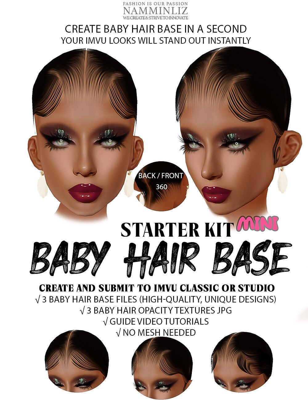 Baby Hair Base Starter Mini Kit