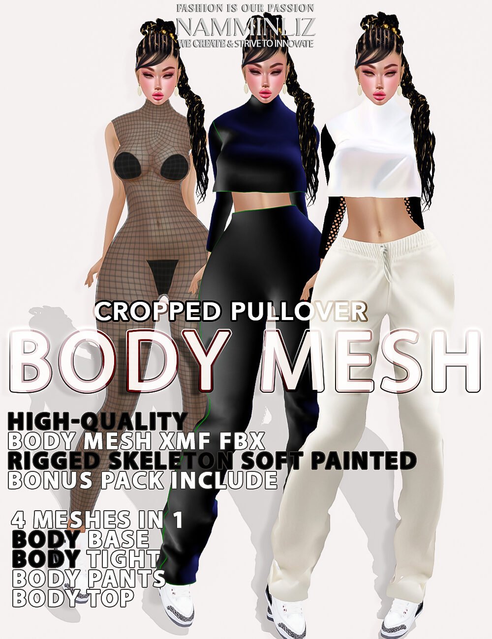 BodyMesh V1 4in 1 - FBX XMF