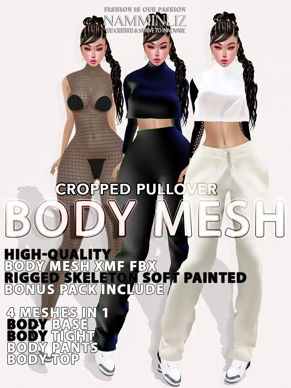 BodyMesh V1 4in 1 - FBX XMF
