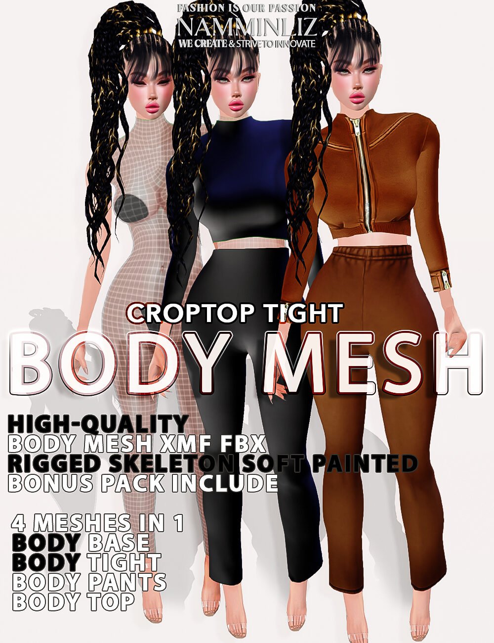 BodyMesh V2 4in 1 - FBX XMF