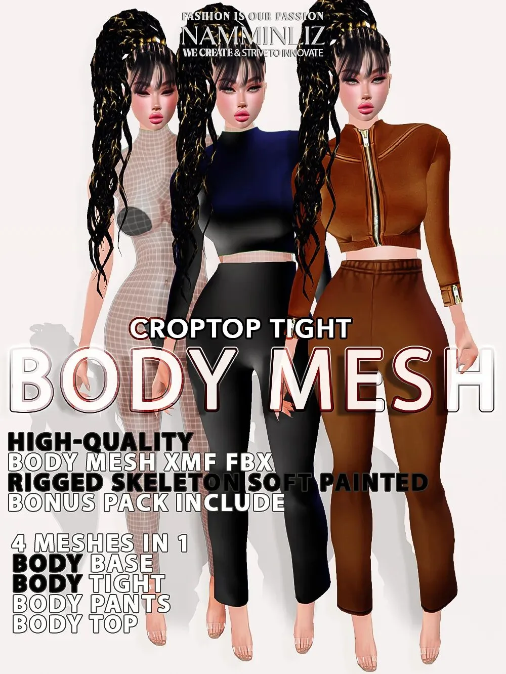 BodyMesh V2 4in 1 - FBX XMF