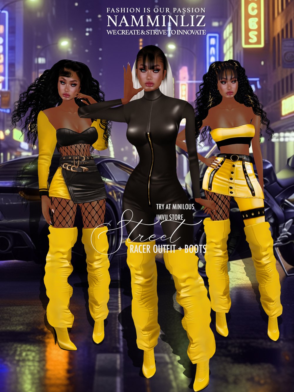 Street Race Outfit + Boots