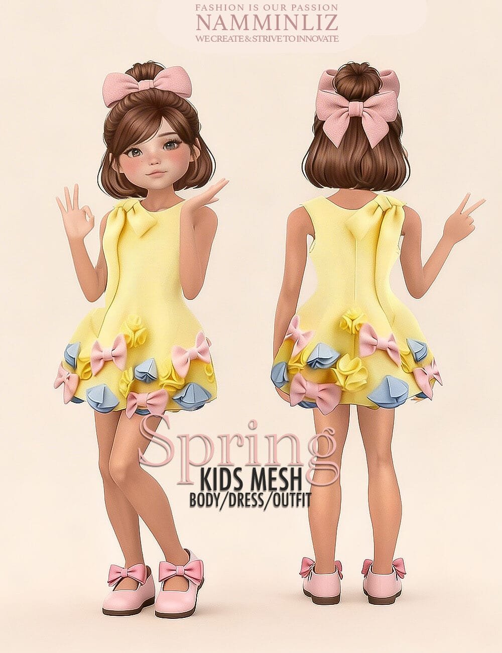 Kids Dress:Outfit Mesh copy2
