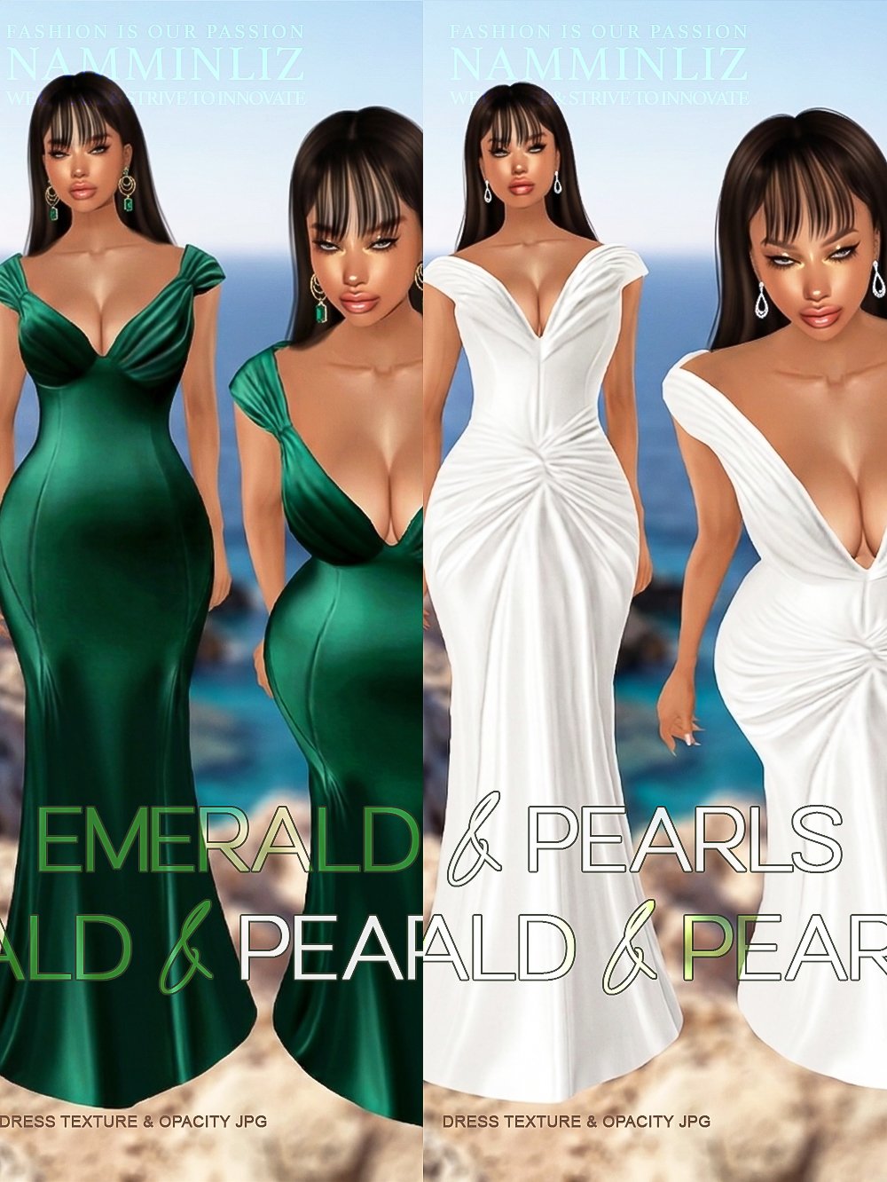 Emerald & Pearls
