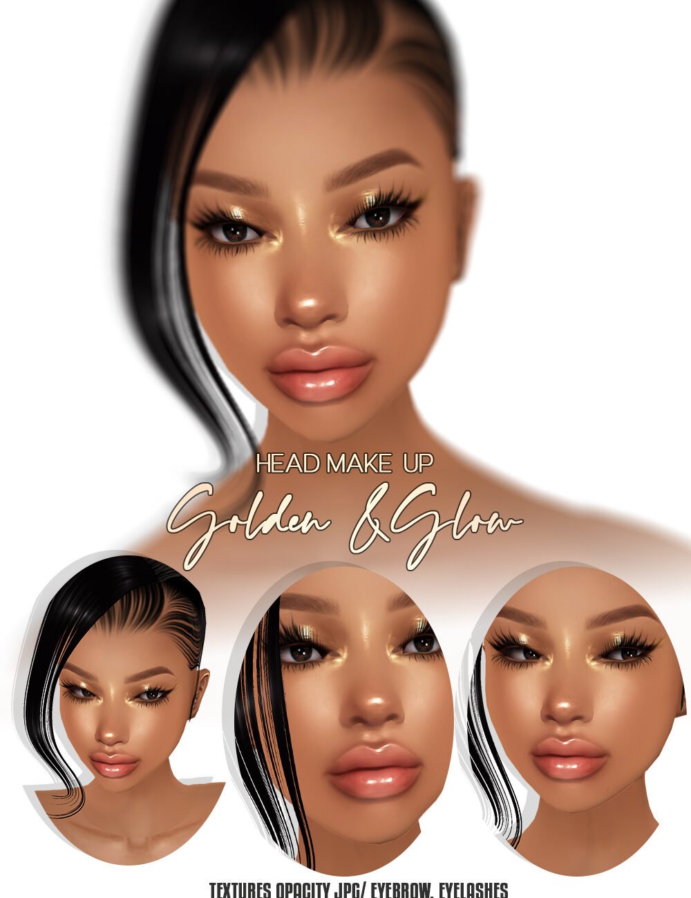 Golden&GlowHead-makeup