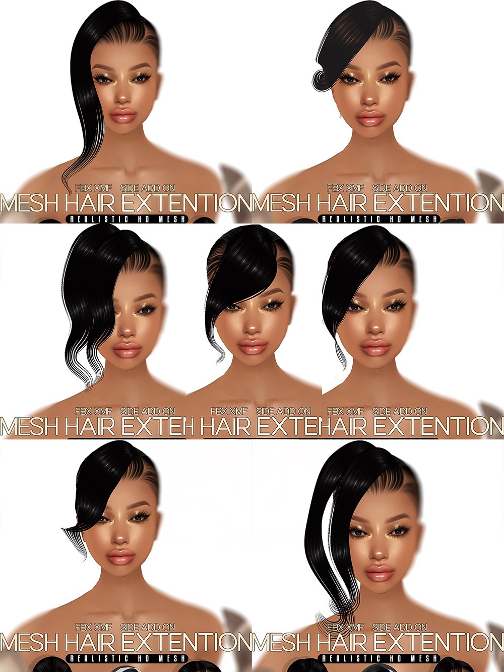 Mesh hair Extensions