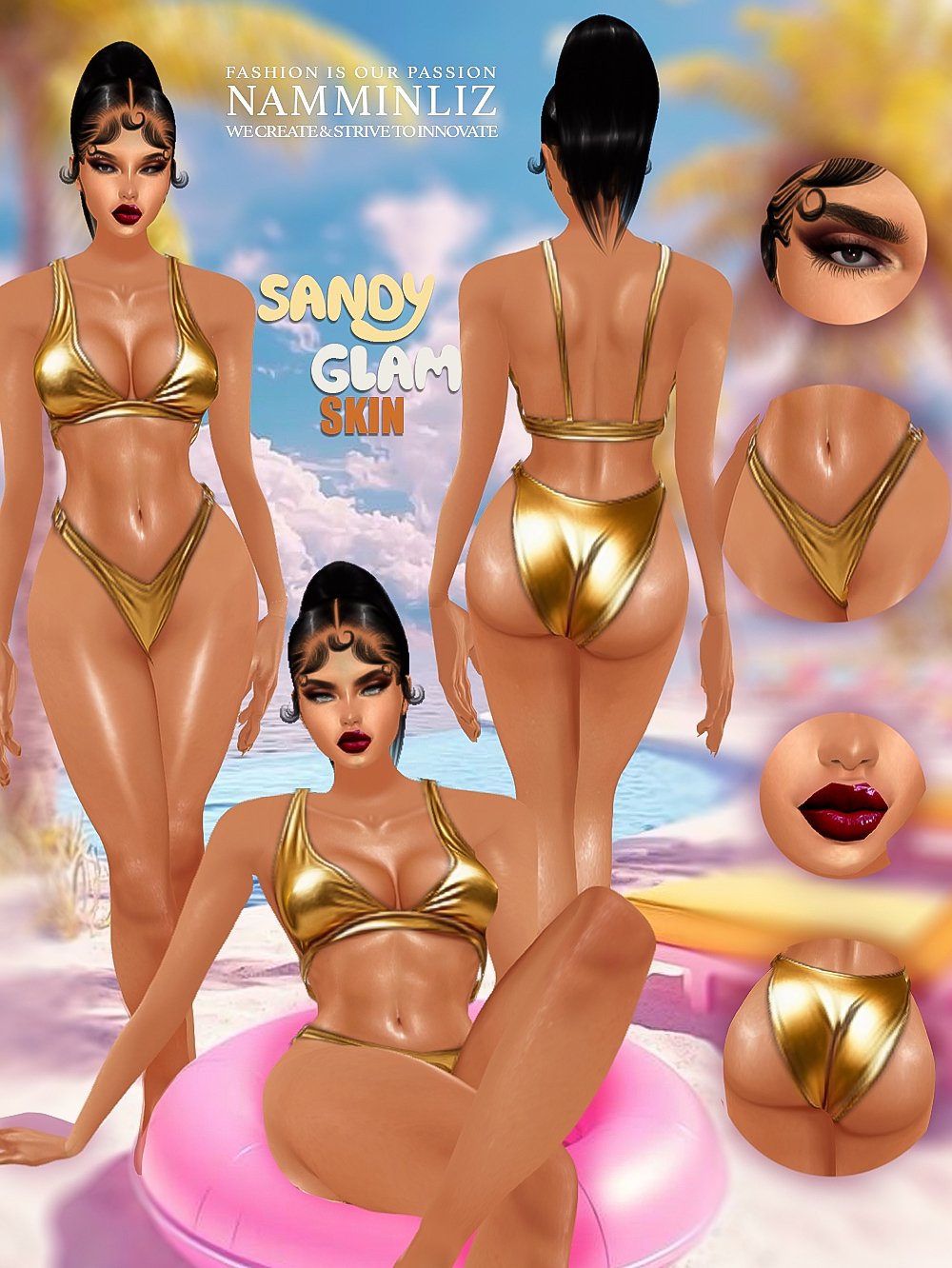 Sandy Glam Skin 1