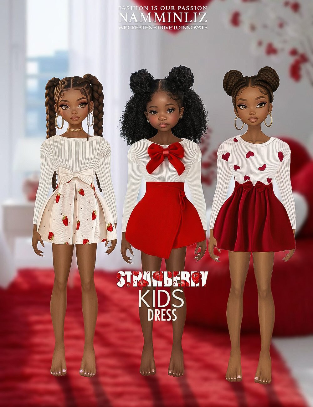 NAMMINLIZ IMVU Strawberry Kids