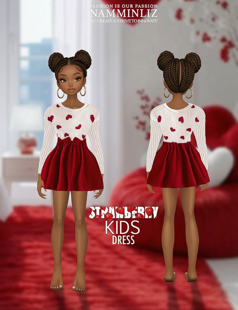 NAMMINLIZ IMVU Strawberry Kids