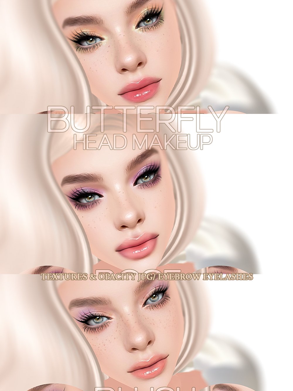 Butterfly Head Makeup