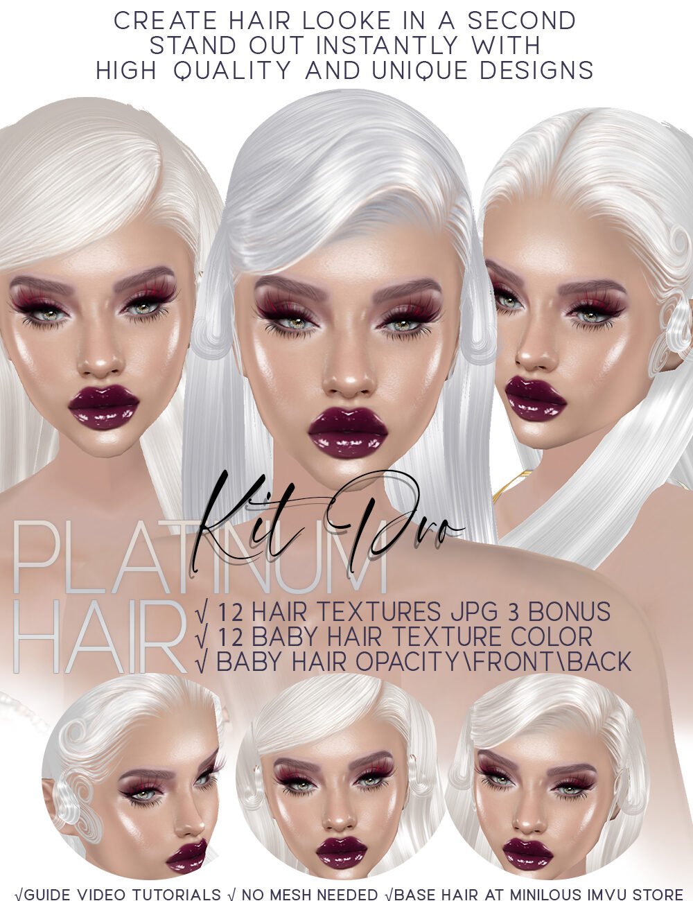 Platinum Hair Kit Pro Full & Bonus