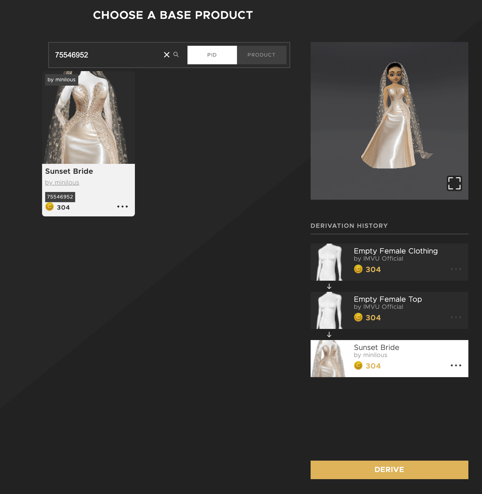 ProductsIdDress