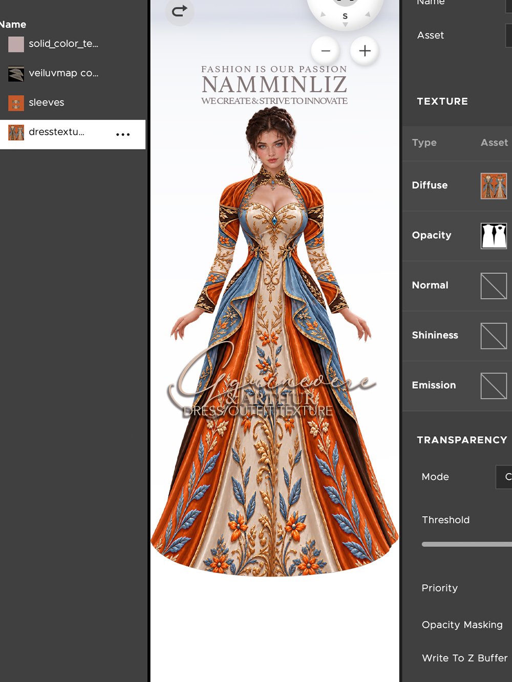 NAMMINLIZ IMVU guinevere and arthur 01